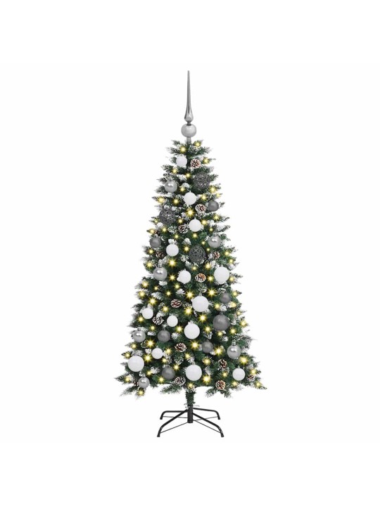 Mākslīgā ziemassvētku eglīte zaļa 120 cm pvc