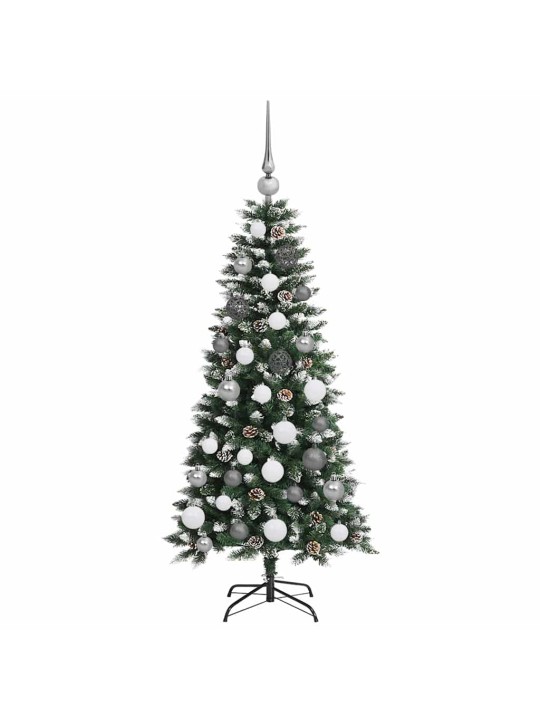 Mākslīgā ziemassvētku eglīte zaļa 120 cm pvc