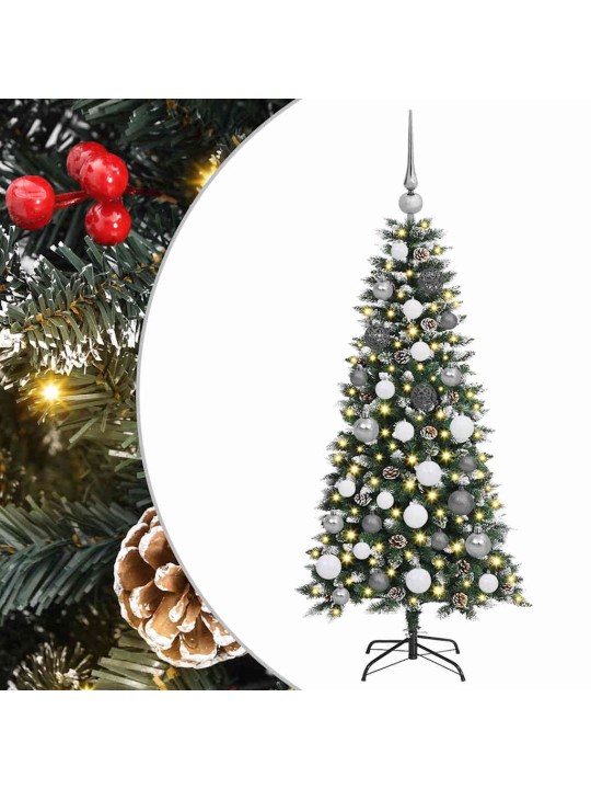 Mākslīgā ziemassvētku eglīte zaļa 120 cm pvc