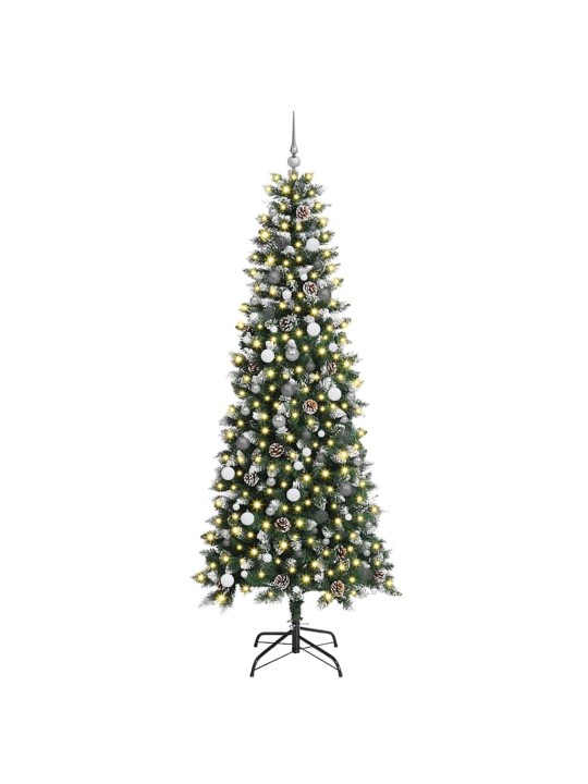 Mākslīgā ziemassvētku eglīte zaļa 240 cm pvc