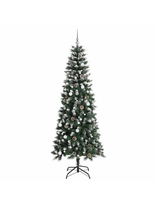 Mākslīgā ziemassvētku eglīte zaļa 240 cm pvc
