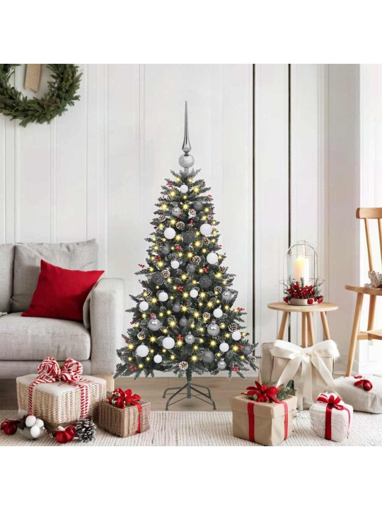 Mākslīgā ziemassvētku eglīte zaļa 120 cm pvc