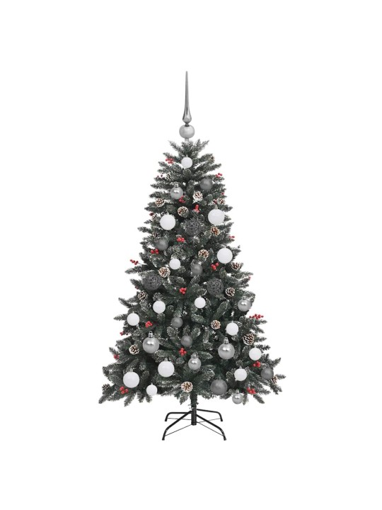Mākslīgā ziemassvētku eglīte zaļa 120 cm pvc