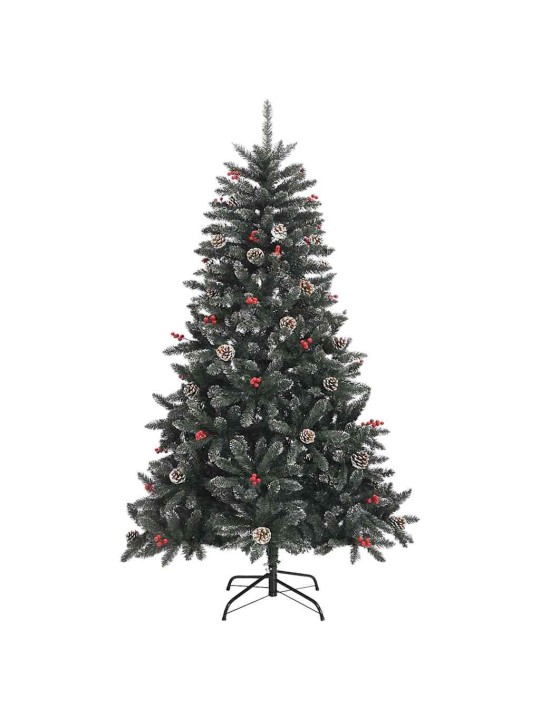 Mākslīgā ziemassvētku eglīte zaļa 120 cm pvc