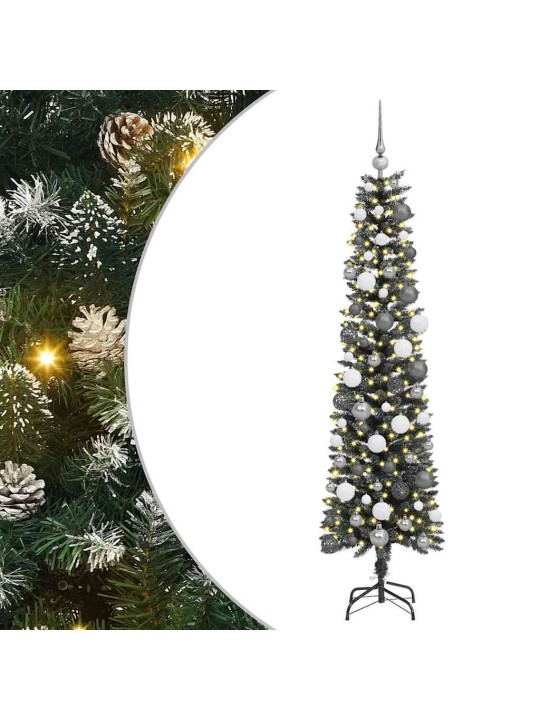 Mākslīgā ziemassvētku eglīte zaļa 180 cm pvc