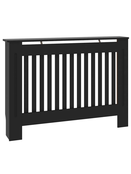 Radiatora vāks 2 pcs melna 112 x 19 x 81.5 cm inženierijas koks