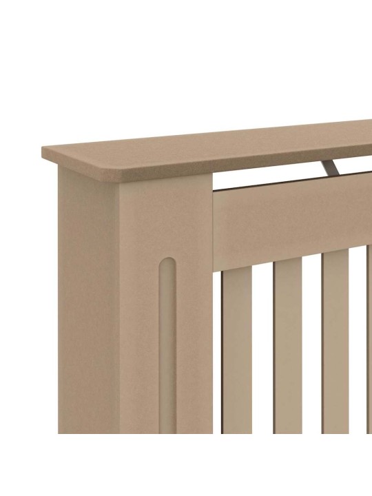 Radiatora vāks 2 pcs brūna 112 x 19 x 81.5 cm inženierijas koks