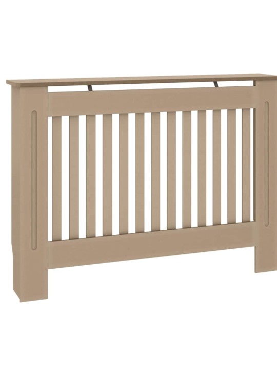 Radiatora vāks 2 pcs brūna 112 x 19 x 81.5 cm inženierijas koks