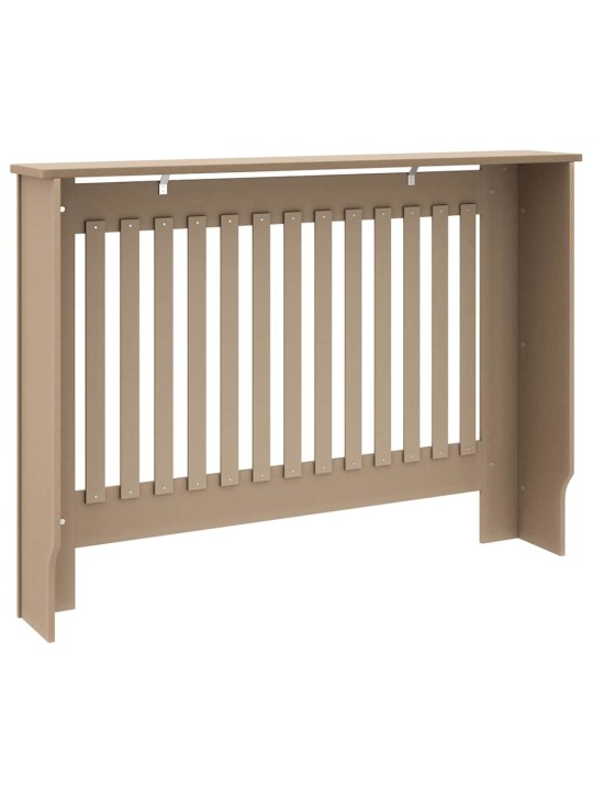 Radiatora vāks 2 pcs brūna 112 x 19 x 81.5 cm inženierijas koks