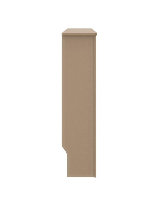 Radiatora vāks 2 pcs brūna 112 x 19 x 81.5 cm inženierijas koks