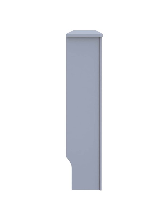 Radiatora vāks 2 pcs pelēka 152 x 19 x 81.5 cm