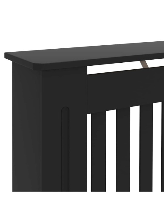 Radiatora vāks 2 pcs melna 152 x 19 x 81.5 cm inženierijas koks