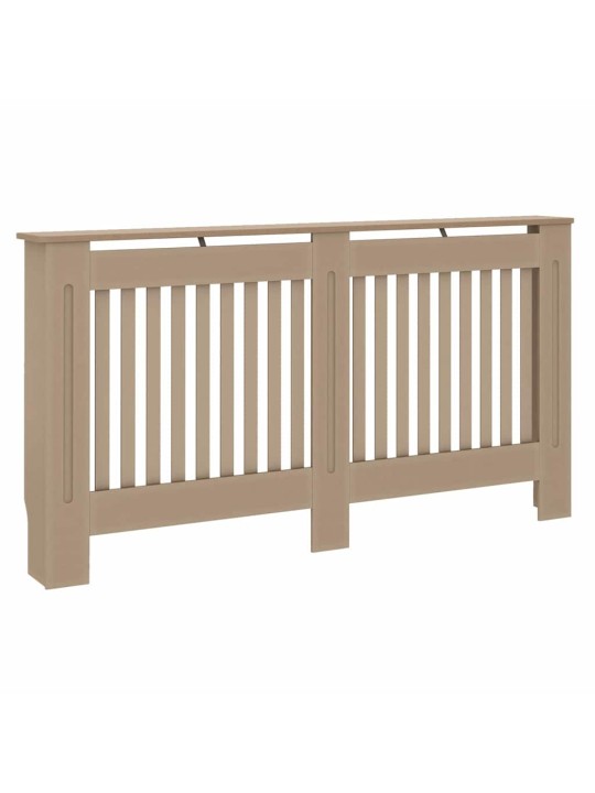 Radiatora vāks 2 pcs brūna 152 x 19 x 81.5 cm inženierijas koks