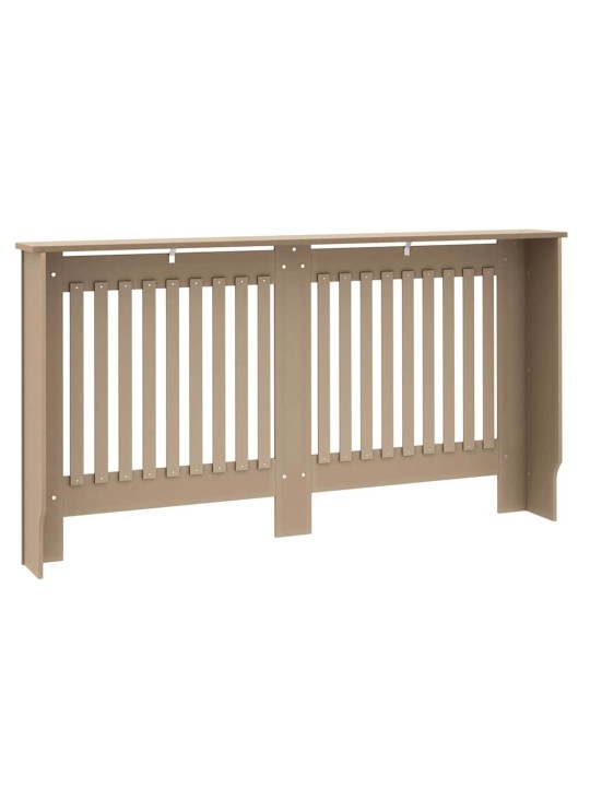 Radiatora vāks 2 pcs brūna 152 x 19 x 81.5 cm inženierijas koks