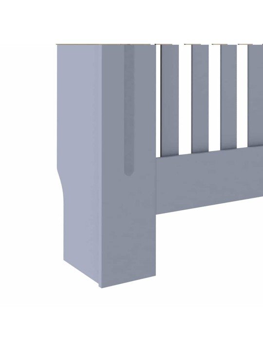 Radiatora vāks 2 pcs pelēka 172 x 19 x 81.5 cm