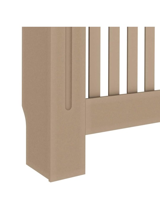 Radiatora vāks 2 pcs brūna 172 x 19 x 81.5 cm inženierijas koks