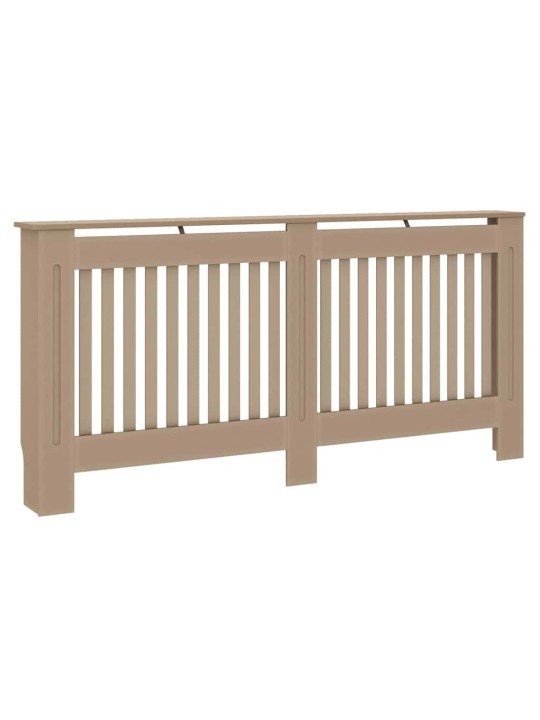 Radiatora vāks 2 pcs brūna 172 x 19 x 81.5 cm inženierijas koks