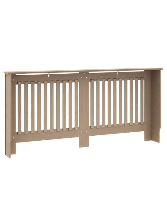 Radiatora vāks 2 pcs brūna 172 x 19 x 81.5 cm inženierijas koks