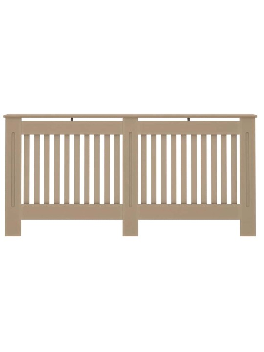 Radiatora vāks 2 pcs brūna 172 x 19 x 81.5 cm inženierijas koks