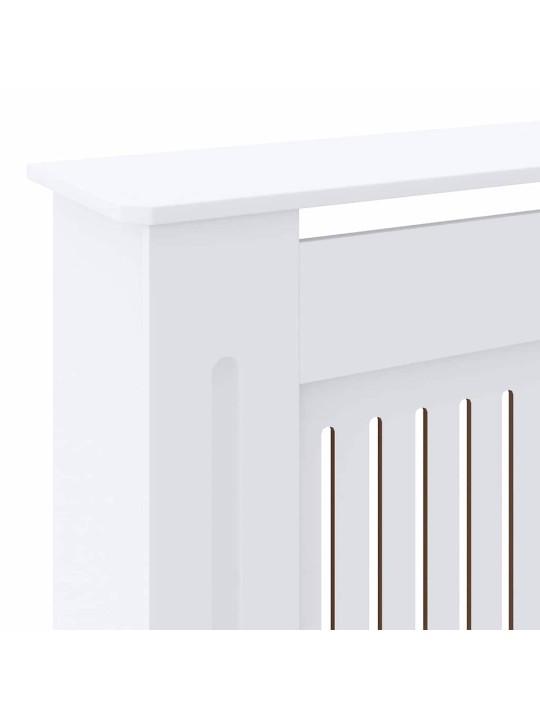 Radiatora vāks 2 pcs balts (142-205) x 20.5 x 81.5 cm