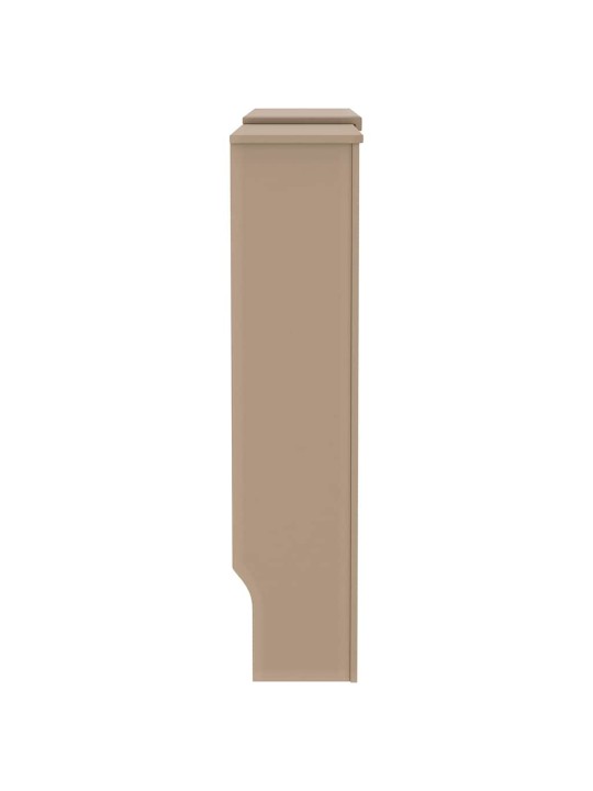Radiatora vāks 2 pcs brūna (142-205) x 20.5 x 81.5 cm