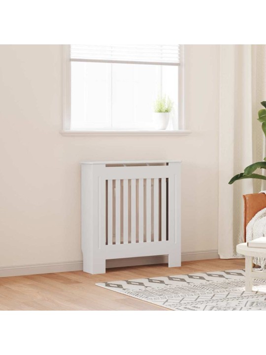 Radiatora vāks 2 pcs balts 78 x 19 x 81.5 cm inženierijas koks