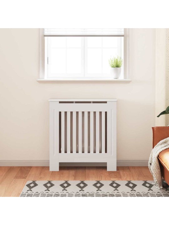 Radiatora vāks 2 pcs balts 78 x 19 x 81.5 cm inženierijas koks