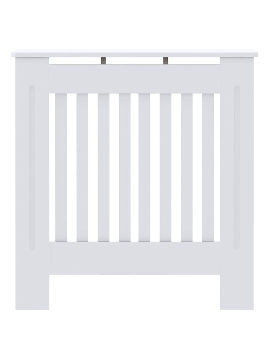 Radiatora vāks 2 pcs balts 78 x 19 x 81.5 cm inženierijas koks