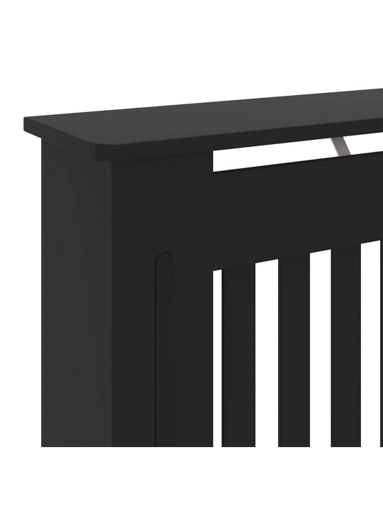 Radiatora vāks 2 pcs melna 78 x 19 x 81.5 cm inženierijas koks