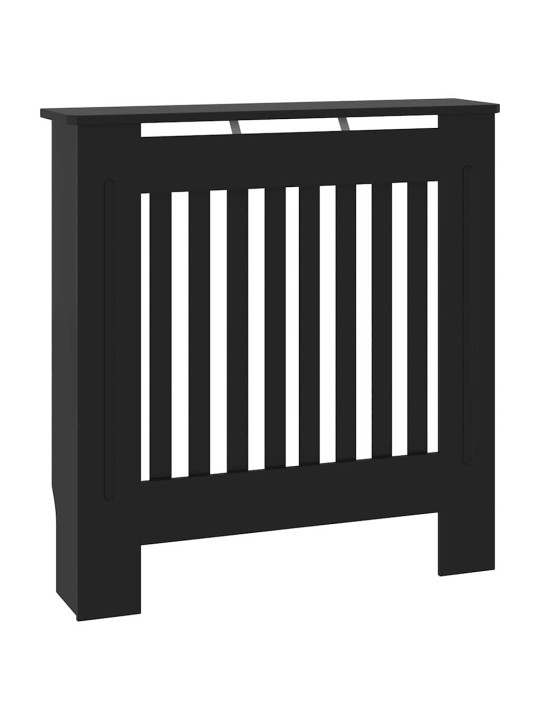 Radiatora vāks 2 pcs melna 78 x 19 x 81.5 cm inženierijas koks
