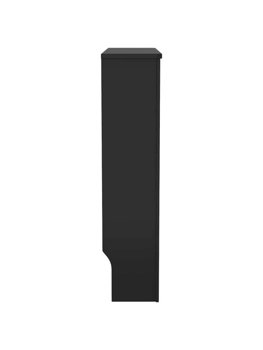 Radiatora vāks 2 pcs melna 78 x 19 x 81.5 cm inženierijas koks