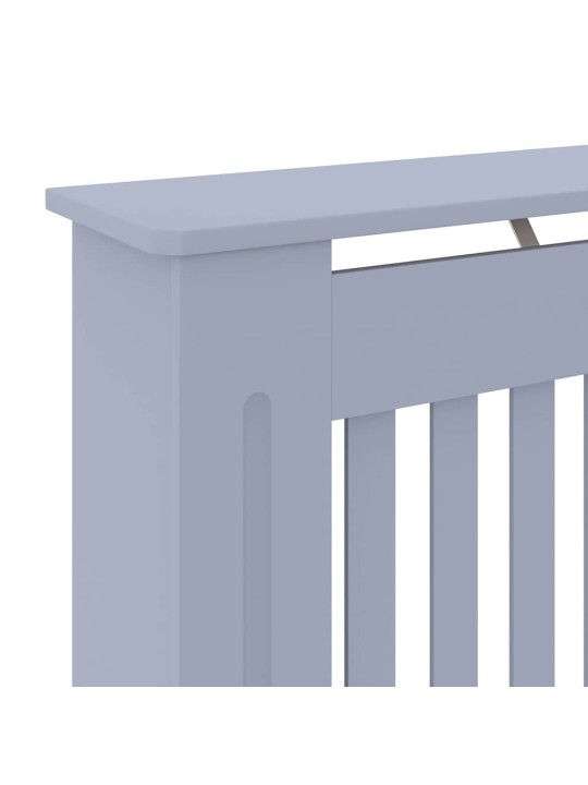Radiatora vāks 2 pcs pelēka 78 x 19 x 81.5 cm inženierijas koks