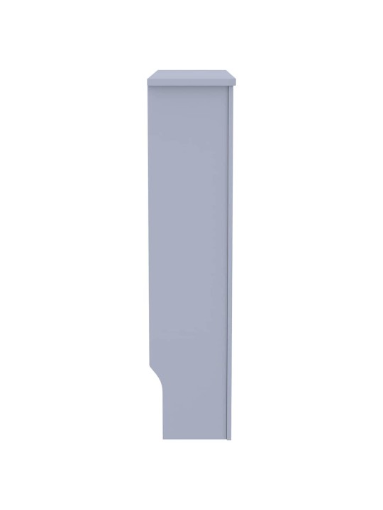 Radiatora vāks 2 pcs pelēka 78 x 19 x 81.5 cm inženierijas koks