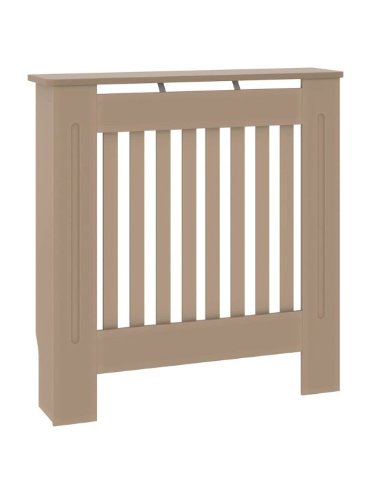 Radiatora vāks 2 pcs brūna 78 x 19 x 81.5 cm inženierijas koks