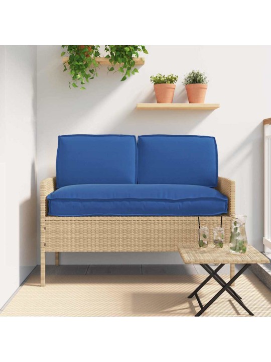 Kastīšu spilvenu komplekts ar spilvenu 3 pcs karaliski zils