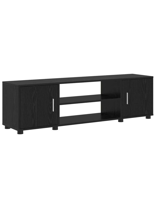 4 gabalu tv skapja komplekts 4 pcs melns ozols