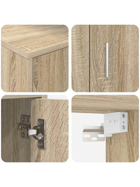 4 gabalu tv skapja komplekts 4 pcs sonomas ozola