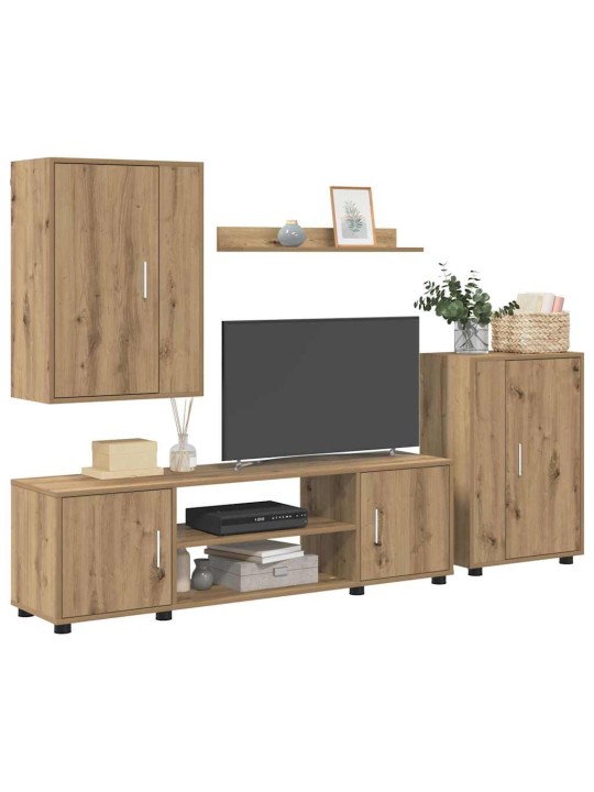 4 gabalu tv skapja komplekts 4 pcs amatnieku ozola