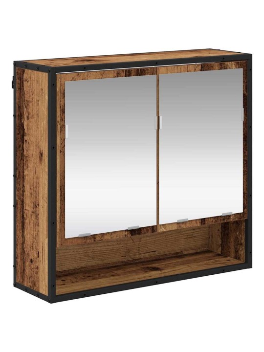 Vannas istabas mēbeļu komplekts 2 pcs vecs koks 80 x 33 x 60 cm