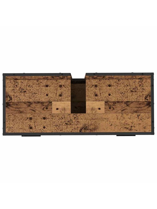 Vannas istabas mēbeļu komplekts 2 pcs vecs koks 80 x 33 x 60 cm