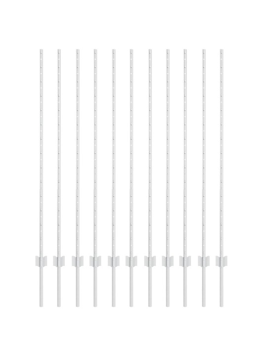 22 gab. u veida kanāla 140 cm galvanizēta tērauda stabi