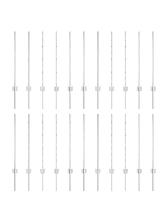Žogu stabi 22 gab. u-kanāls sudraba 120 cm tērauds