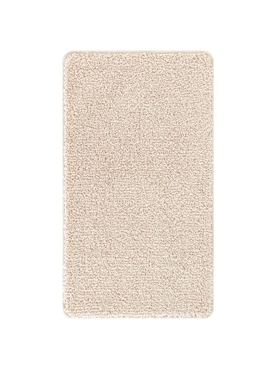 Vannas paklājs taisnstūra formas krēmkrāsas 70x120 cm polipropilēns neslīdošs