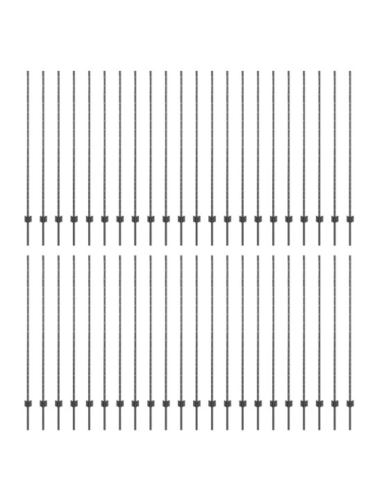 Žogu stabi 88 gb u-kanāls pelēks 200 cm tērauds