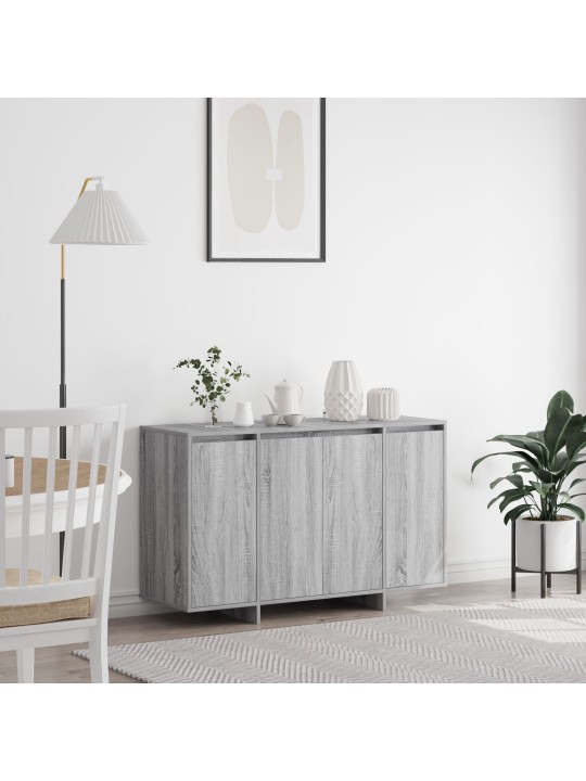 Sānu galds pelēks sonoma inženierijas koks 120 x 41 x 75 cm
