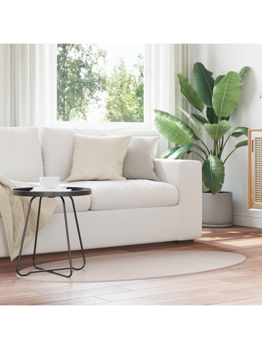 Paklājs "huarte" smilšu 80x150 cm ovāls