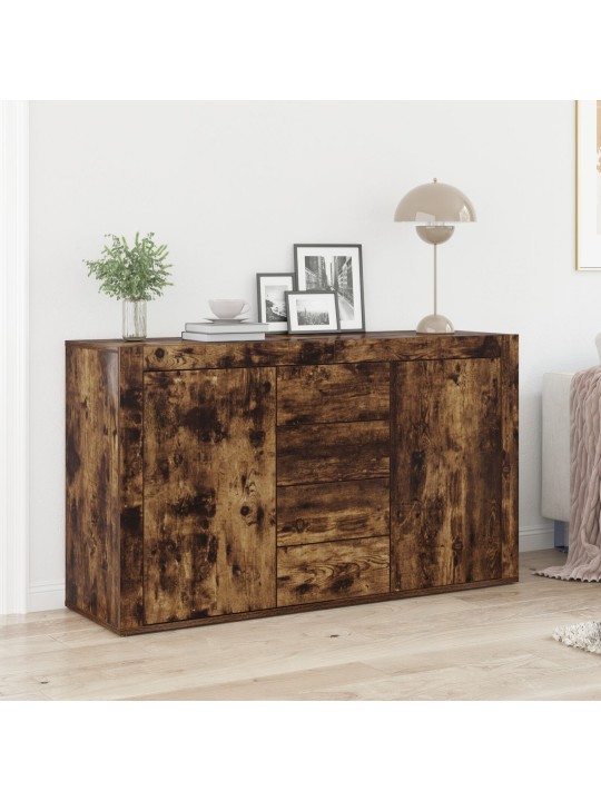 Bufete dūmota ozola inženierijas koks 120 x 36 x 69 cm bufete