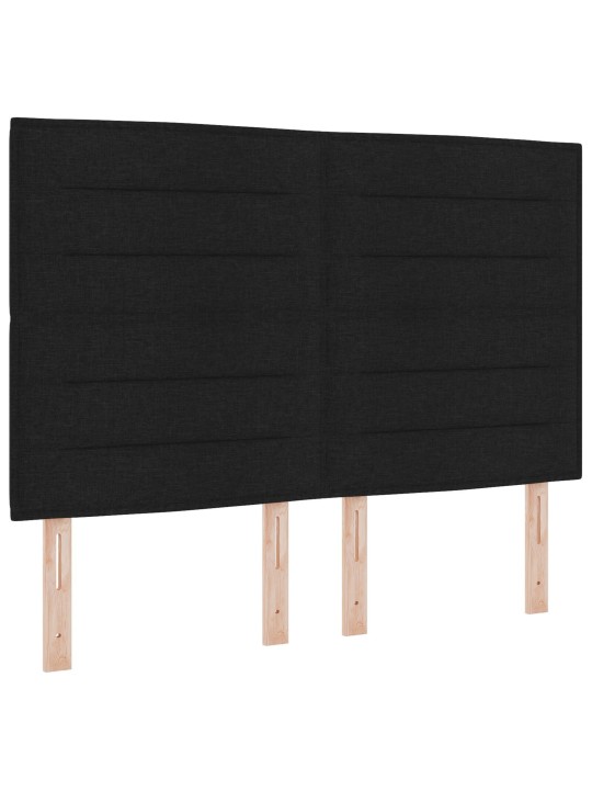 Galvgaļa līnijas dizains melns 140 cm audums