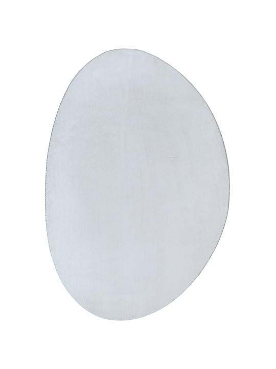 Paklājs "huarte" īss mats mīksts un mazgājams pelēks 120x170 cm