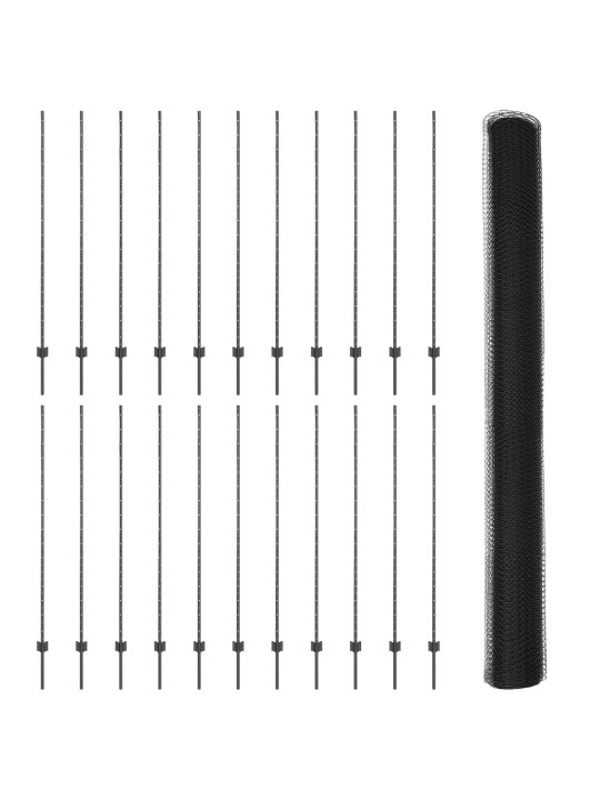 Žoga stabi 22 gab. u-kanāls pelēks 160 cm tērauds